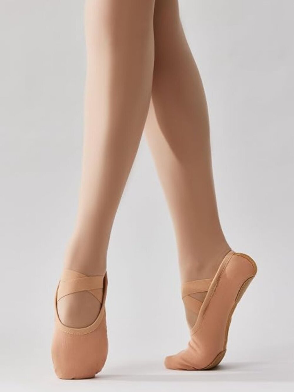 SANGEESON Women's Ballet Shoes Stretch Canvas Dance Slippers